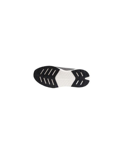Date White Gray Fabric Chunky Sneakers