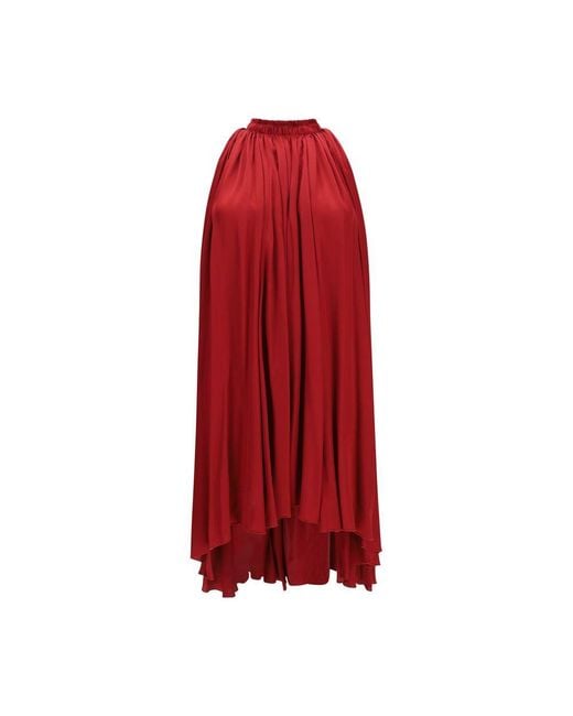 Sa Su Phi Red Multicolor Viscose Casual Dress
