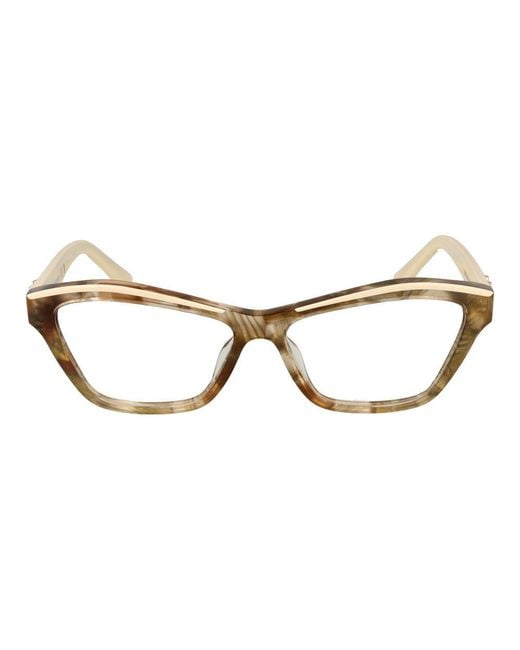 MARCIANO BY GUESS Metallic Full-Rim Acetate Cat Eye Optical Frames With Demo Lenses