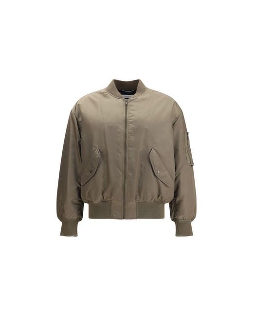 Saint Laurent Green Bomber Boule Oversiz for men