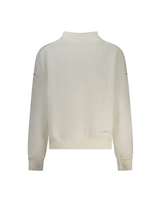 North Sails Gray Bianco Cotton Sweatshirt