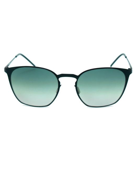 Italia Independent Green Black Metal Sunglasses