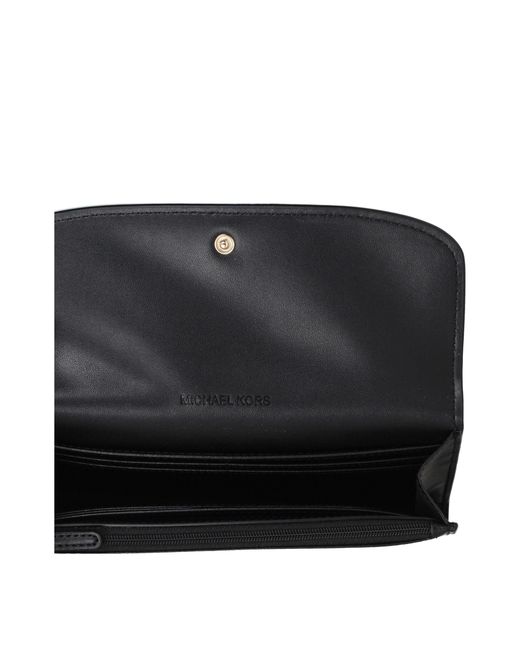 Michael Kors Black Hamilton Wallet Leather