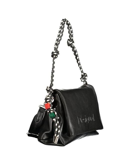 Desigual Black Polyurethane Handbag