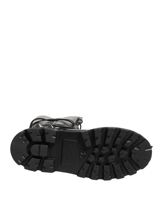 Dolce & Gabbana Black Lace-Up Boots for men