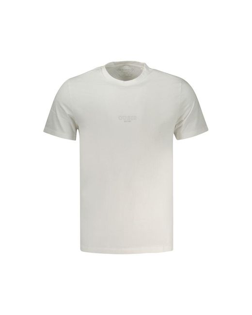 Guess Gray Bianco Cotton Men T for men