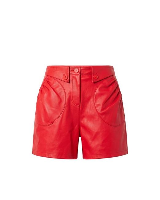 Trussardi Red Polyester Shorts