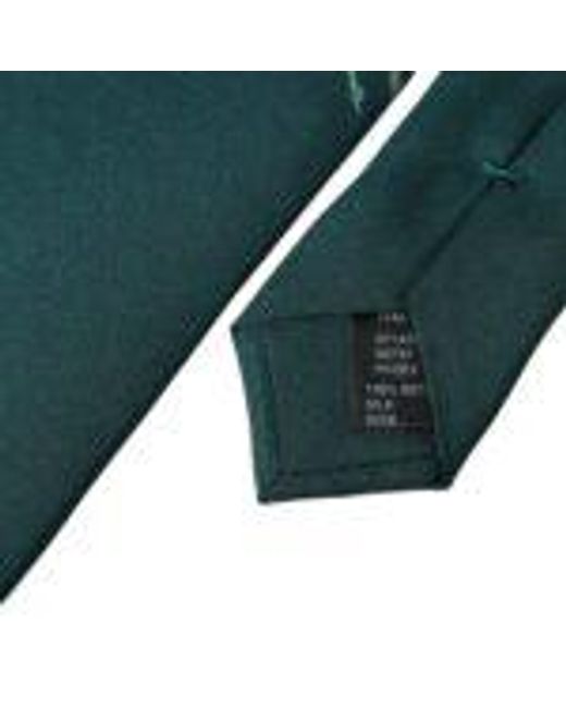 Dolce & Gabbana Green Silk Tie for men