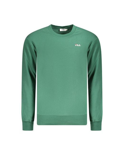 Fila Green Verde Cotton Men's Sweatshirt for men