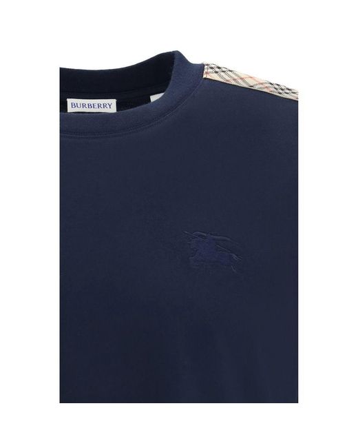 Burberry Blue Cotton T for men
