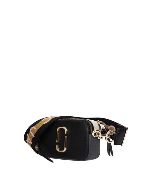 Marc Jacobs Black Leather Crossbody Bag