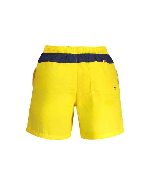 Norway 1963 Yellow Polyester Swimwear for men