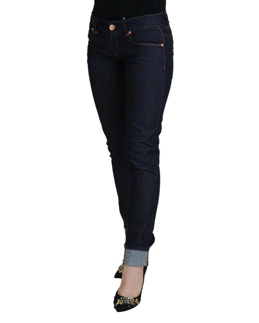 Acht Blue Chic Low Waist Skinny Denim