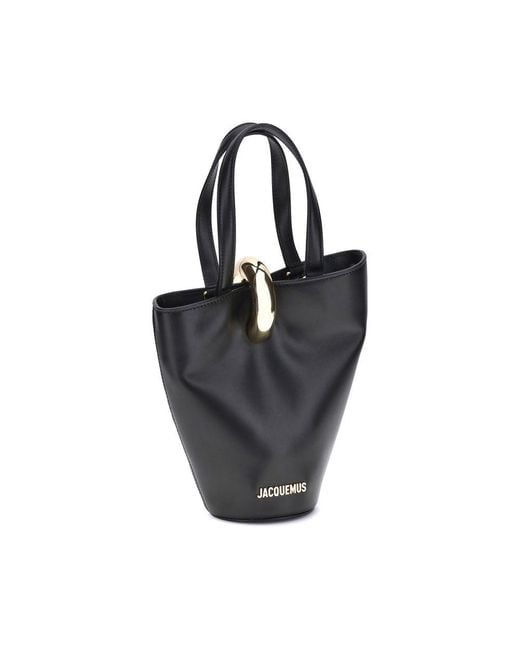 Jacquemus Black La Bambola Small Bucket Bag