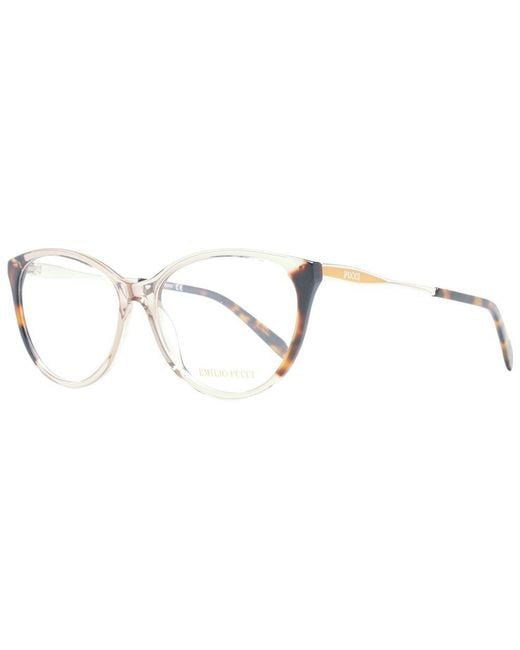 Emilio Pucci Metallic Plastic Glasses (Frames)