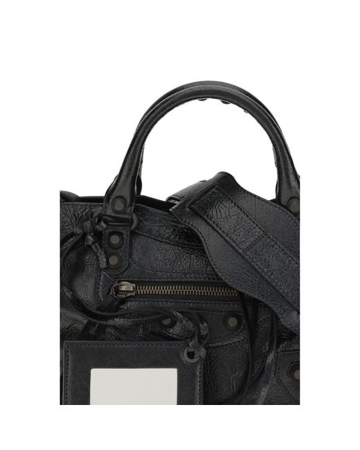 Balenciaga Black Lamb Ovis Aries Shoulder Bag