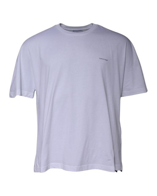 Balenciaga Blue Tshirt for men