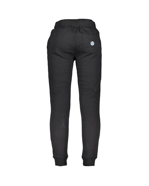 North Sails Black Cotton Pant for men
