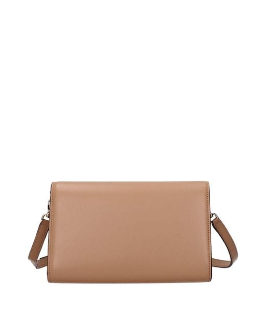 Jimmy Choo Brown Leather Clutch Bag