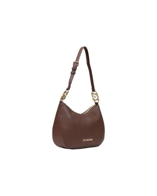 Love Moschino Brown Polyethylene Handbag