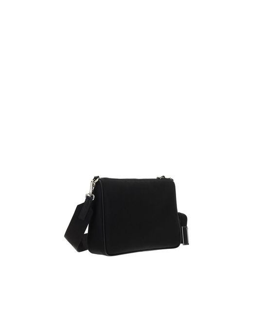 Prada Black Recycled Polyamide Shoulder Bag for men