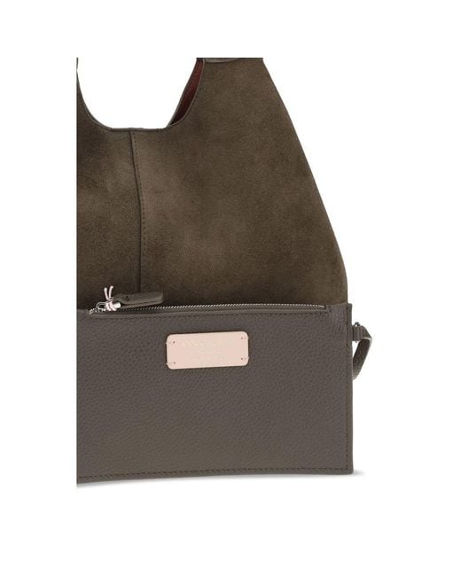 Coccinelle Brown Calf Leather Bos Taurus Shoulder Bag