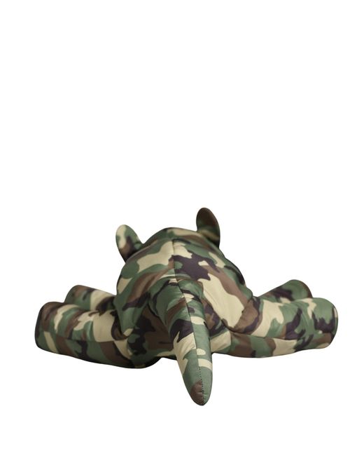 Dolce & Gabbana Green Multicolor Camouflage Animal Silhouette Waist Borse Bag