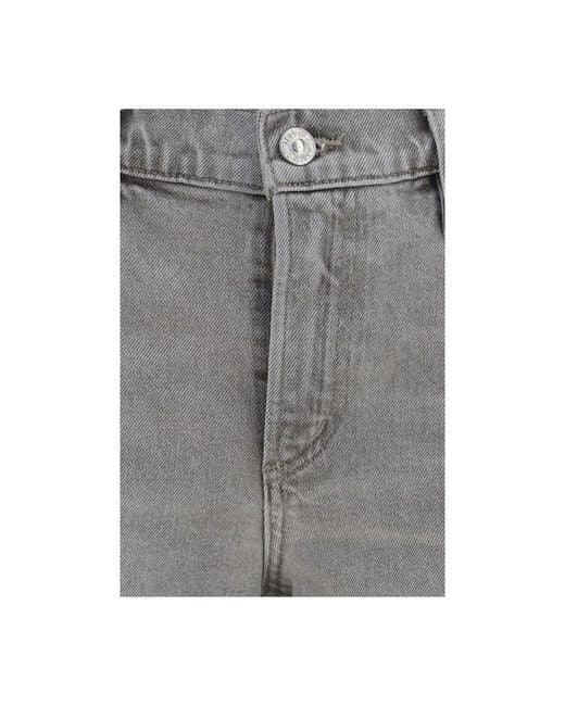 Citizens of Humanity Gray Cotton Straight