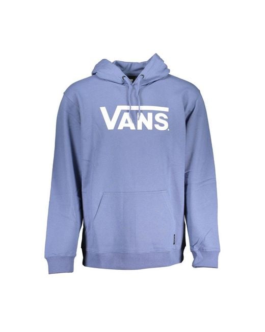 Vans Blue Chic Hooded Fleece Sweatshirt for men