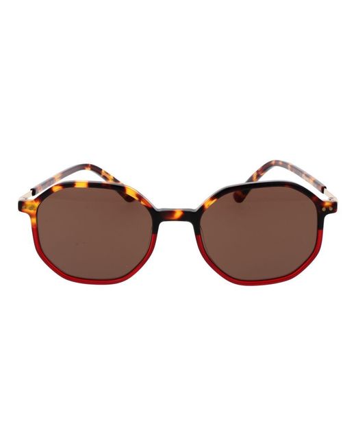 Replay Brown Plastic Sunglasses