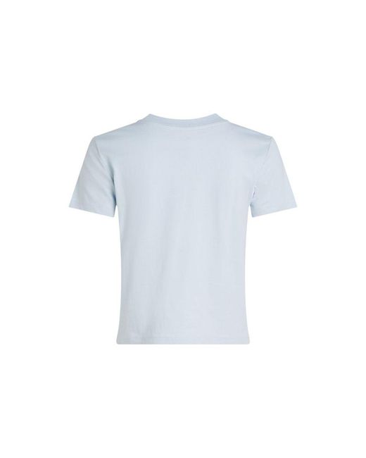 Calvin Klein Blue Cotton Rigenerato Tops & T