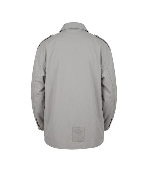 MR & MRS Gray Polyurethane Jacket for men