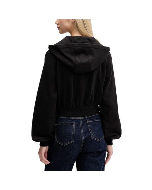 Tommy Hilfiger Black Recycled Cotton Hoodie
