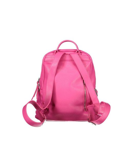 Desigual Pink Polyethylene Backpack