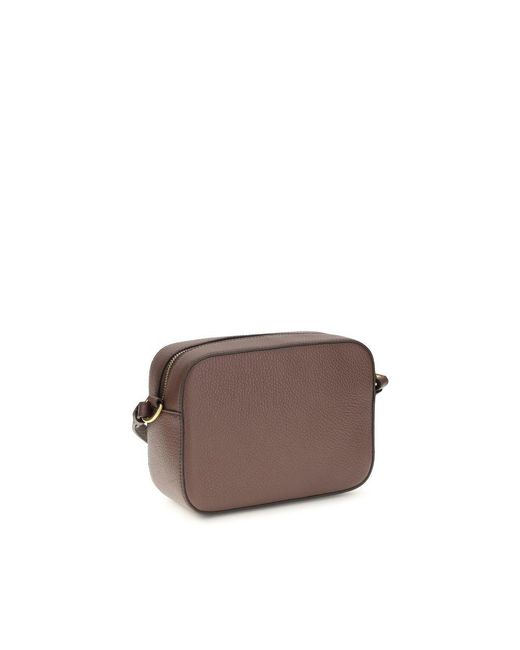Coccinelle Brown Calf Leather Bos Taurus Shoulder Bag