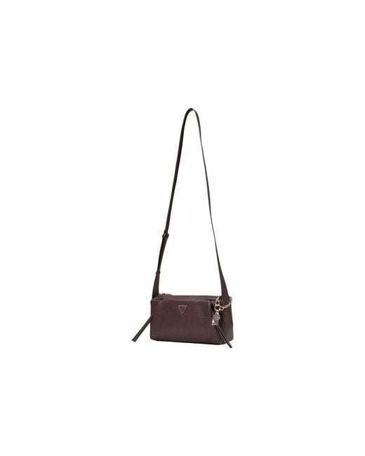 Guess Multicolor Brown Polyethylene Handbag