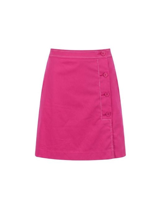 Trussardi Pink Cotton Skirt