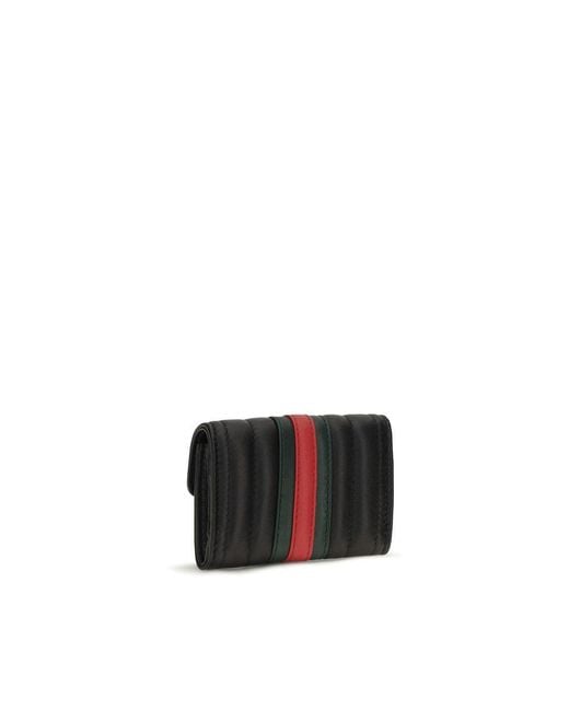 Gucci Black Calf Leather Bos Taurus Wallet