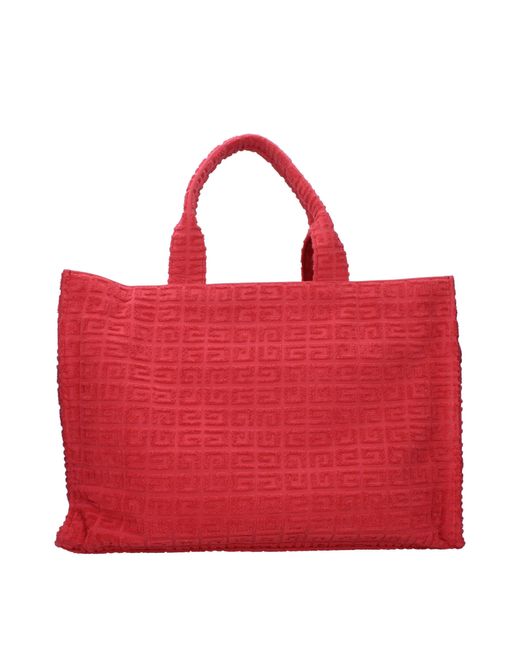 Givenchy Red Fabric Handbag
