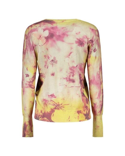 Desigual Yellow Giallo Viscosa S Sweater