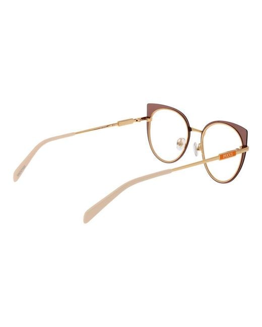 Emilio Pucci Brown Glasses