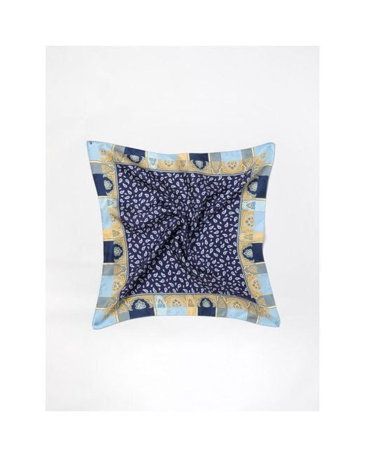 Etro Blue Silk Foulard for men
