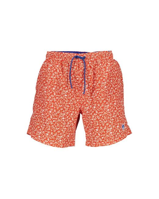 North Sails Red Polyester Swimwear for men