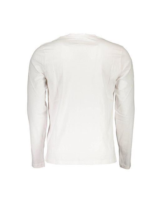 North Sails White Cotton Tshirt for men