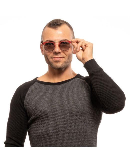 Police Brown Multicolor Men Sunglasses for men