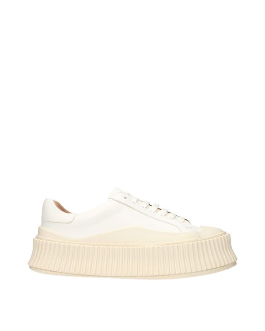 Jil Sander Natural Sneakers Leather/Optic