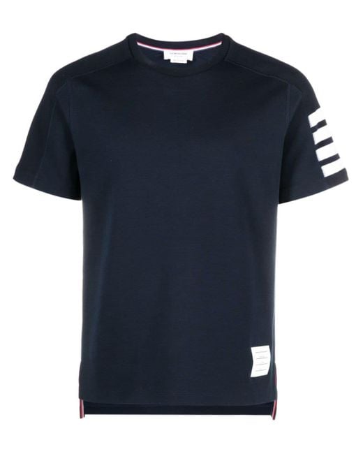 Thom Browne Gray 4-bar Short-sleeve T-shirt - 1 Grey for men