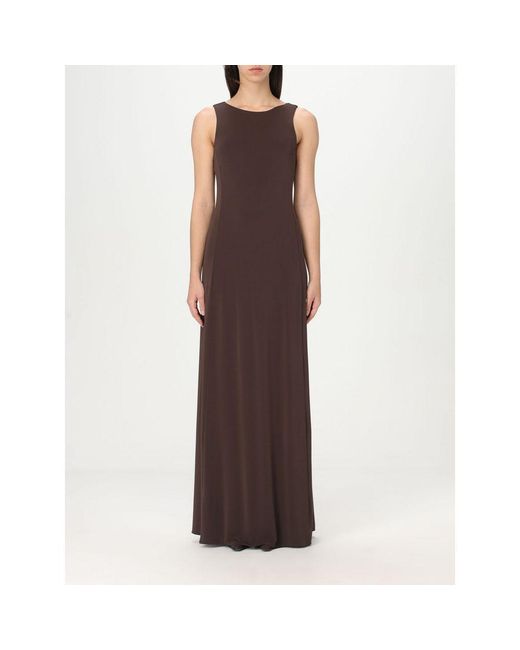 Max Mara Brown Jersey Casual Dress