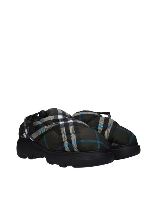 Burberry Black Green Fabric Slip for men
