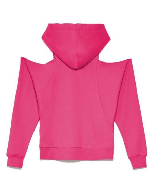 hinnominate Pink Fuchsia Cotton Sweater